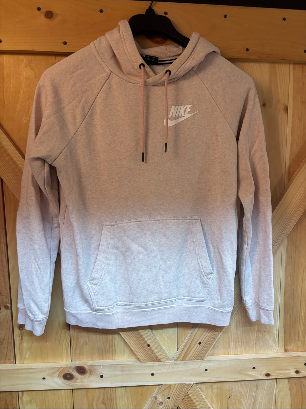 Nike Light Pink Pullover Hoodie size medium